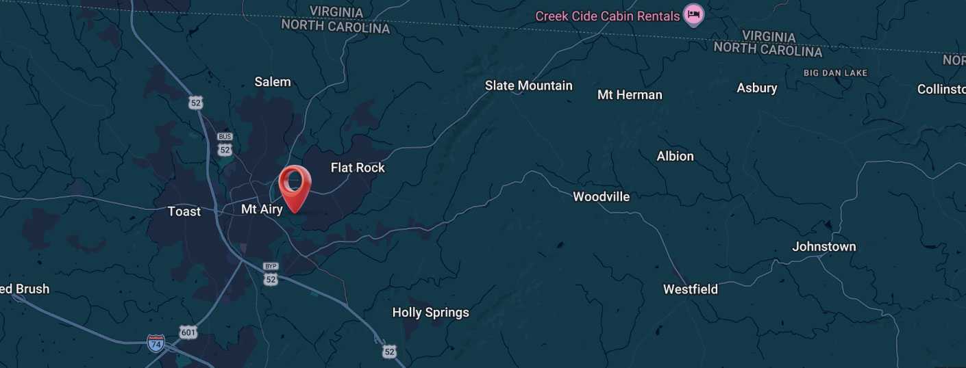 Mount Airy NC Location